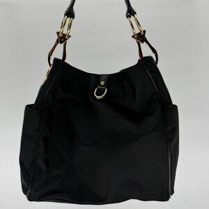 JPK Paris Black Nylon Bag with Gold Hardwear